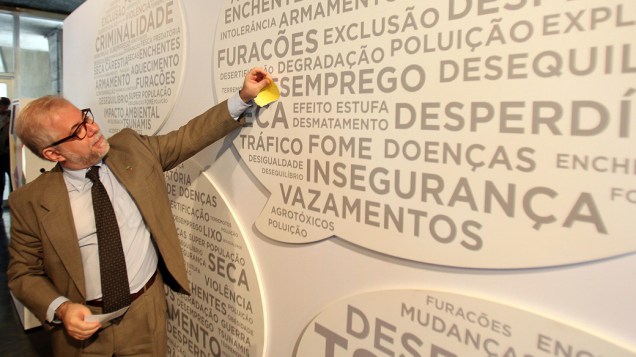 O diretor do Centro de Informações da ONU no Rio de Janeiro (Unic Rio), Giancarlo Summa, em evento da Rio+20