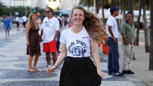 A neozelandesa Brittany Trilford, 17, que vai discursar durante a conferência Rio+20