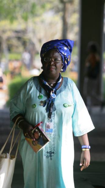 <p>Participantes da Rio+20 no Riocentro</p>