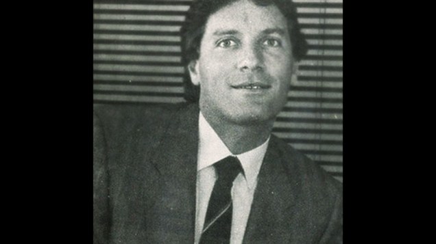 Nesta imagem de 1984, Roberto Justus tinha 29 anos e começava a se destacar no mundo dos negócios