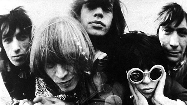 Brian Jones, Mick Jagger, Keith Richards e Charlie Watts, da banda Rolling Stones em foto da década de 1960