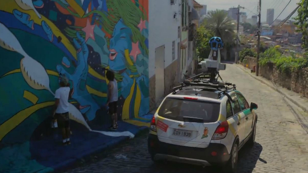 Ruas decoradas para a Copa do Mundo vão parar no Street View