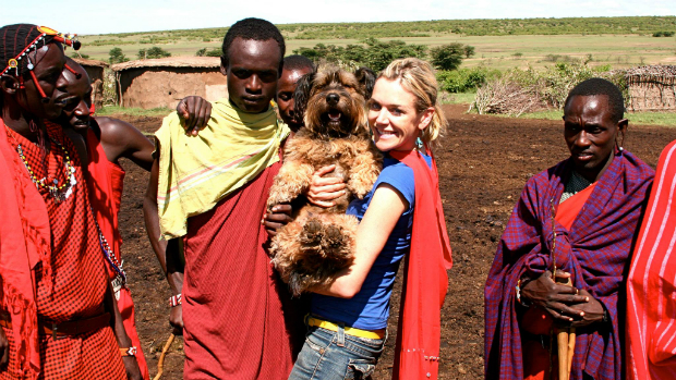 Oscar e Joanne Lefson em aventuras na África