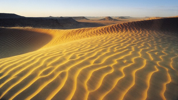 Deserto do Saara, na região da Argélia, norte da África