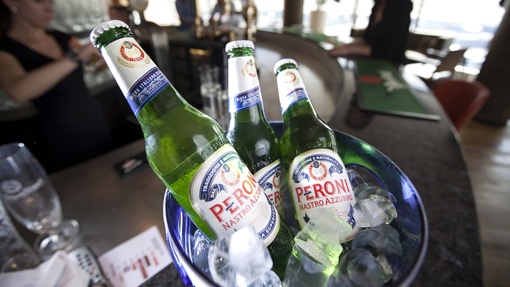 cerveja italiana Peroni, do portfólio da SAB Miller