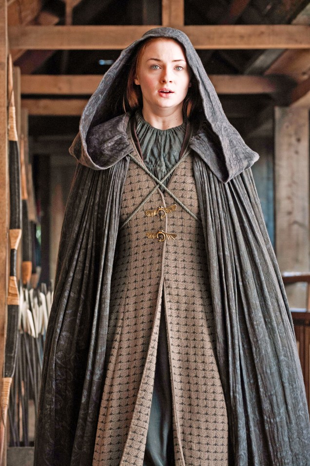 Sansa (Sophie Turner) na quinta temporada de Game of Thrones Sansa (Sophie Turner) na quinta temporada de Game of Thrones