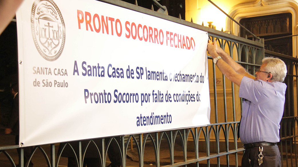 Pronto-Socorro da Santa Casa de Misericórdia de São Paulo parou atendimento por 30 horas