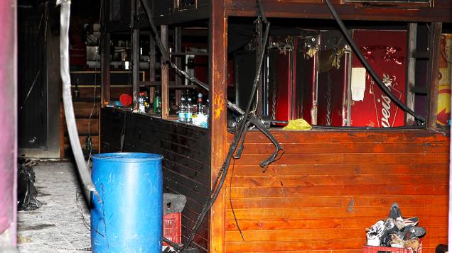 Fotos do interior da boate Kiss após incêndio em Santa Maria (RS)