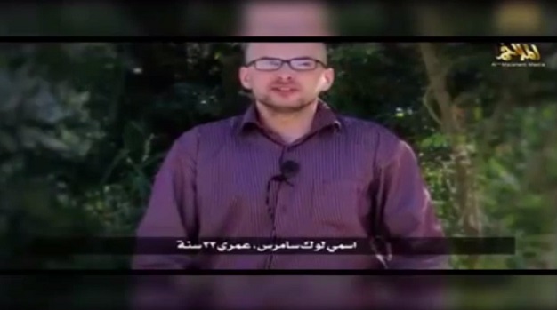 Vídeo divulgado pela Al Qaeda que mostra o fotógrafo Luke Somers