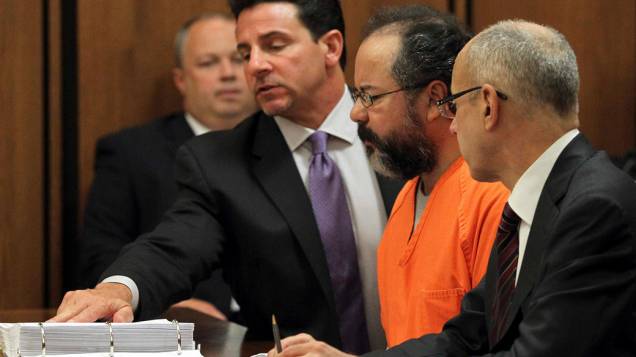Ariel Castro, de 53 anos, condenado a prisão perpétua sem liberdade condicional, em Cleveland, Ohio