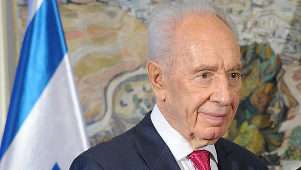 O presidente de Israel, Shimon Peres
