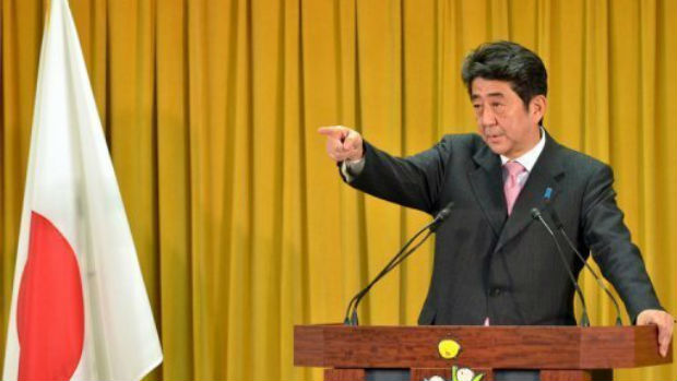 "As ilhas Senkaku integram o território japonês", disse Abe
