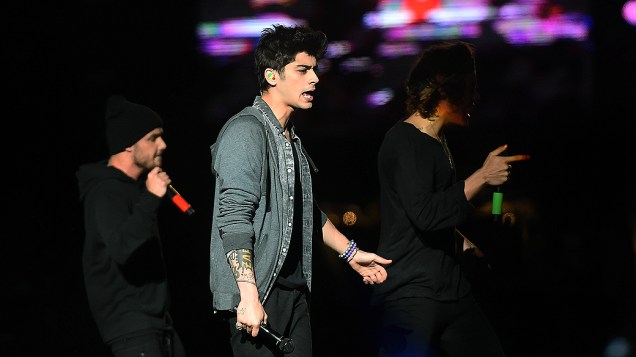 A banda One Direction se apresentou no estádio do Morumbi, em São Paulo, na noite deste sábado (10)