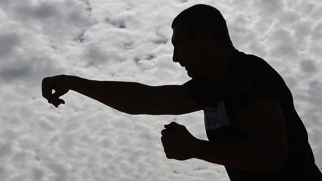 Vitali Klitschko, líder do partido Udar e o ex-campeão mundial de boxe