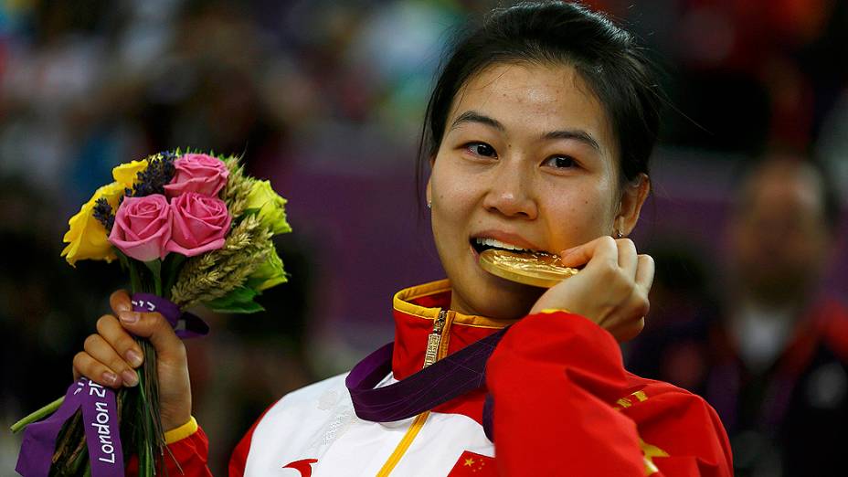 A chinesa Siling Yi conquistou o primeiro ouro na Olimpíada de Londres, 28/07/2012