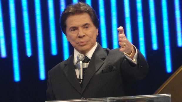 O apresentador de TV Silvio Santos