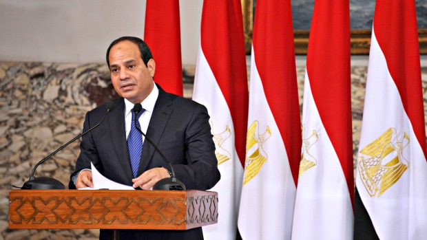 Abdel Fatah Sisi tomou posse no Cairo neste domingo
