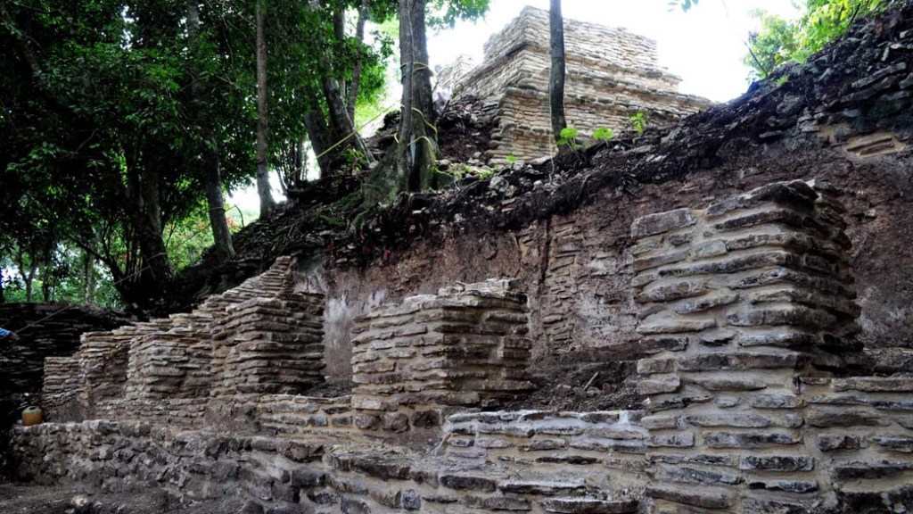 O sítio arqueológico Plan de Ayutla, no estado mexicano de Chiapas