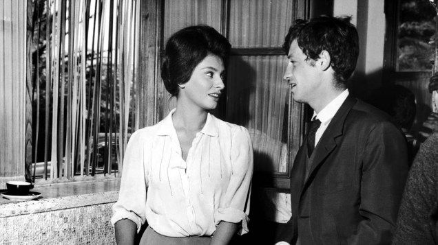 A atriz em cena do filme Duas Mulheres, de 1960, que lhe rendeu o Oscar de melhor atriz