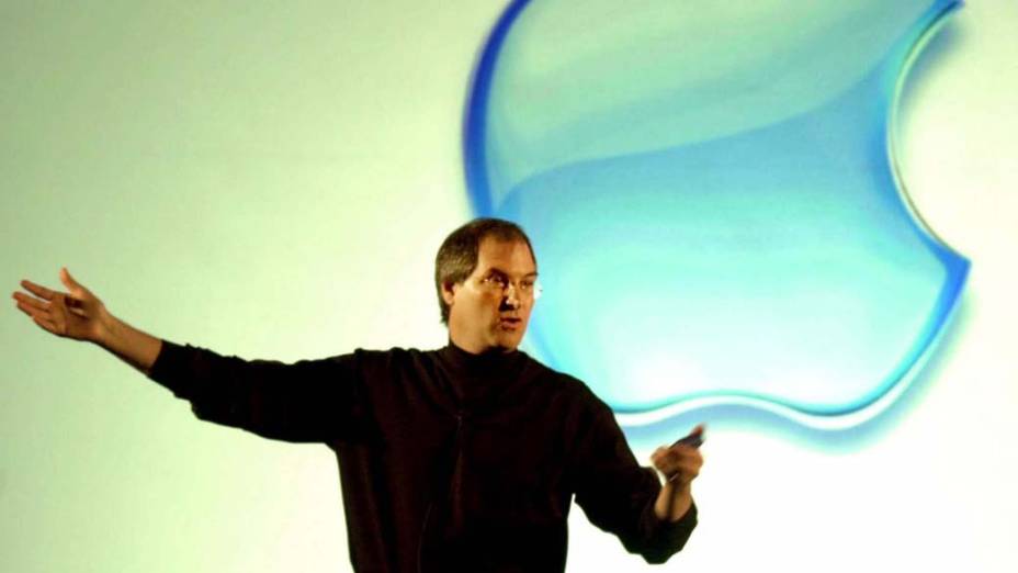 Steve Jobs discursa em palestra para imprensa, 2001