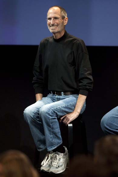 Steve Jobs fala sobre o iPhone 4, durante coletiva para imprensa, 2010<br><br>