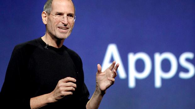 Steve Jobs, da Apple, no evento da empresa em setembro de 2010