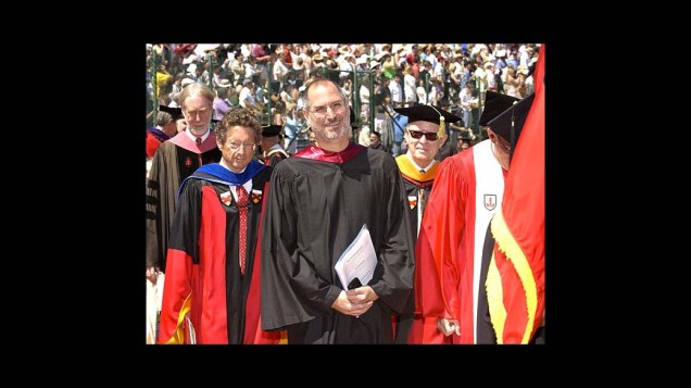Steve Jobs em evento na Universidade de Stanford, 2005