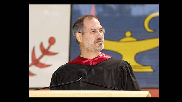 Steve Jobs em evento na Universidade de Stanford, 2005