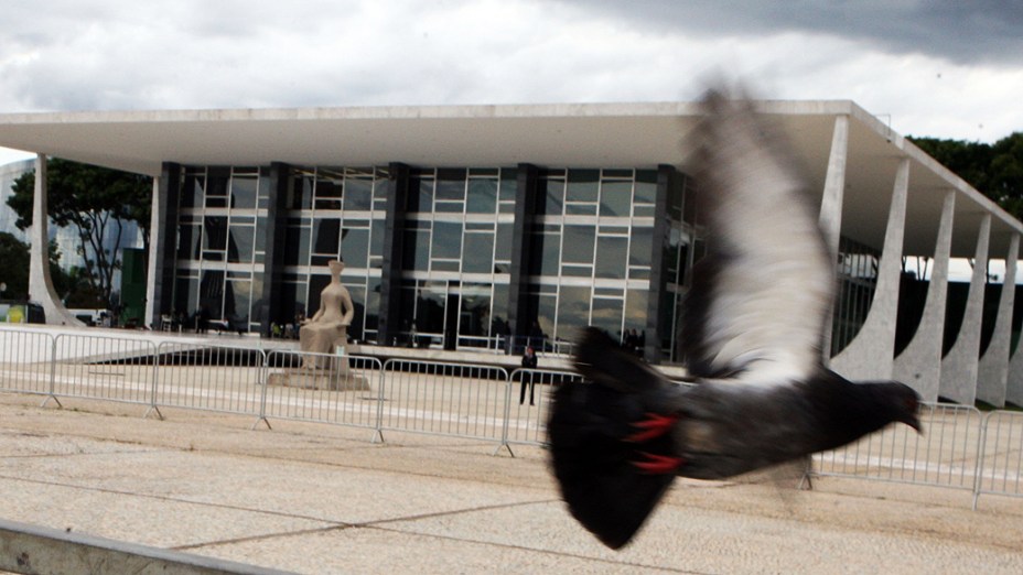 Supremo Tribunal Federal (STF), em Brasília, onde ocorre sessão e julgamento do processo do mensalão e dosimetria das penas dos condenados, em 14/11/2012