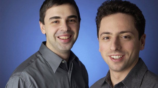 Sergey Brin e Larry Page, criadores do Google - 07/09/1998