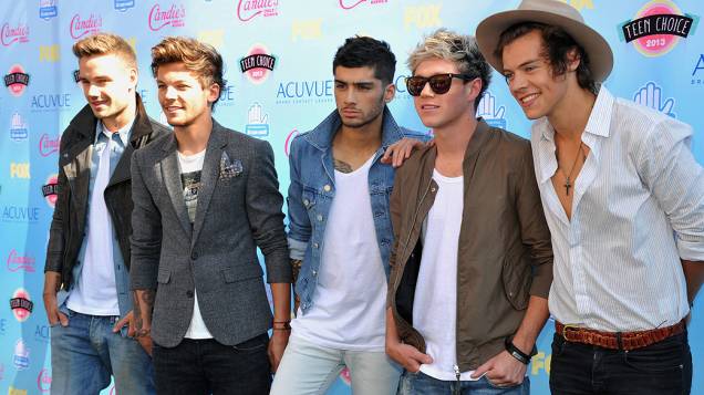 One Direction durante à premiação do Teen Choice Award, em Los Angeles