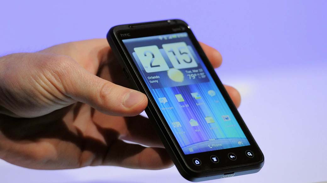 Telefone HTC Evo 3D da Sprint Nextel