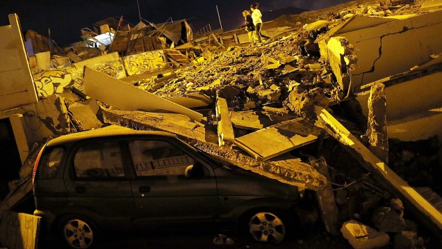 Desabamento na cidade de Iquique, no Chile, foi causado por forte tremor de terra