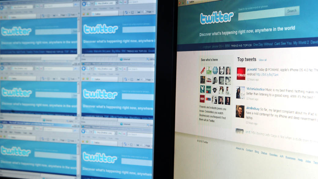 Telas do Twitter