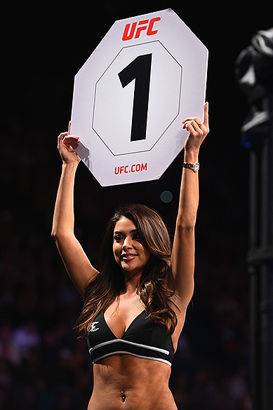 A ring girl Arianny Celeste no UFC 183, em Las Vegas