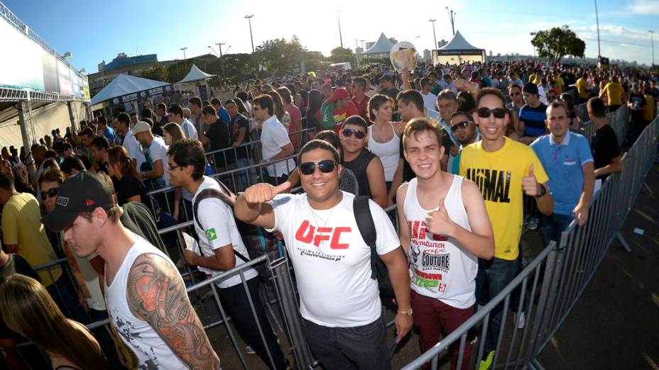 UFC em Goiânia: a chegada do público à arena