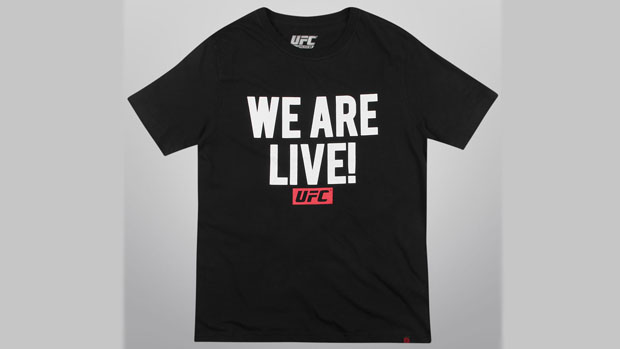 Camiseta UFC We Are Live - R$ 34,90