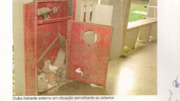 Laudo do Corpo de Bombeiros sobre as condições de prédios da Universidade Federal de Rondônia (Unir)