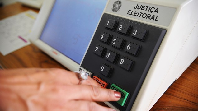 Urnas eletrônicas que serão usadas nas eleições de 7 de outubro