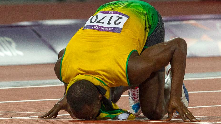 Usain Bolt conquistou a medalha de ouro na prova dos 200 metros dos Jogos Olímpicos