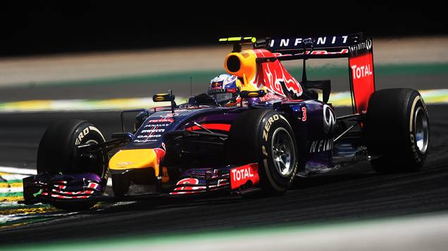 Sebastian Vettel da Red Bull no GP Brasil de Fórmula 1
