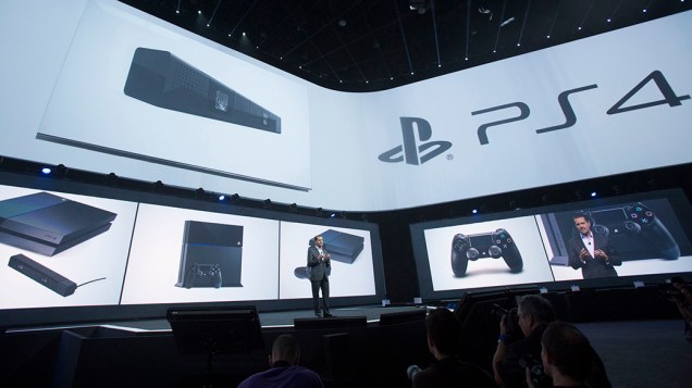Apresentação do PS4, da Sony, durante a E3, em Los Angeles