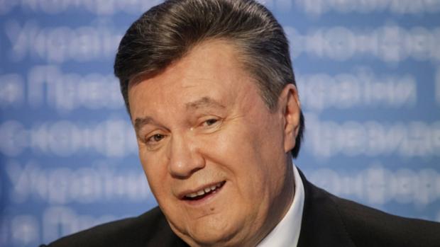 O presidente da Ucrânia, Viktor Yanukovych
