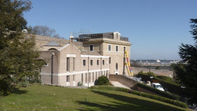 Vista do Mosteiro de Mater Ecclesia, no Vaticano, escolhido por Bento XVI para ser sua residência definitiva após a renúncia