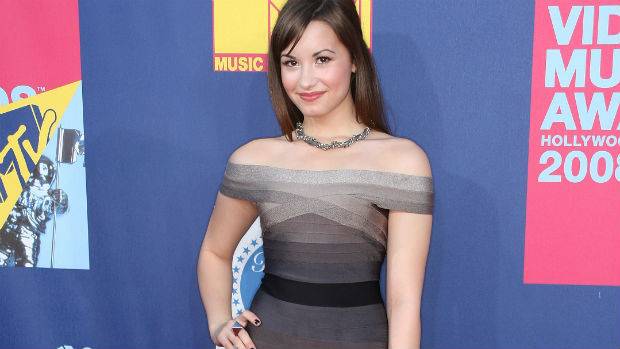 Demi Lovato no VMA, premia&ccedil;&atilde;o da MTV americana, em 2008