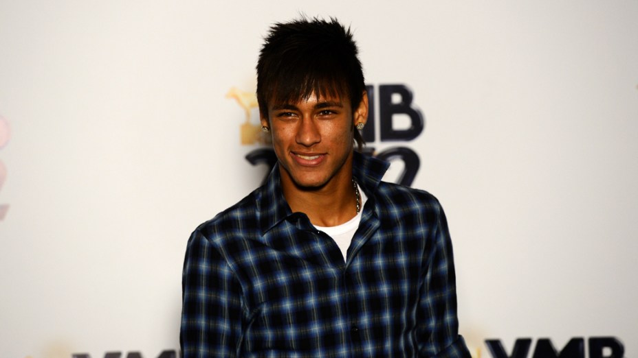 O jogador de futebol Neymar durante VMB 2012
