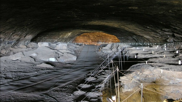A caverna Wonderwek consiste em um túnel de 140 metros. Escavações no sítio arqueológico começaram na década de 1970 e foram até a década de 1990. Os pesquisadores do novo estudo retomaram o trabalho de campo em 2004
