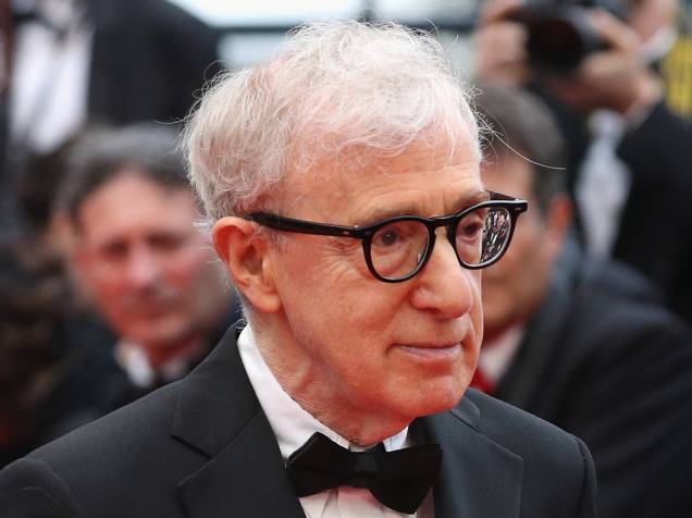Woody Allen na abertura da 69ª edição do Festival de Cannes, onde apresentou seu  filme Cafe Society