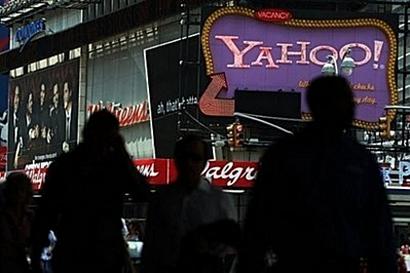 Painel do Yahoo na Times Square