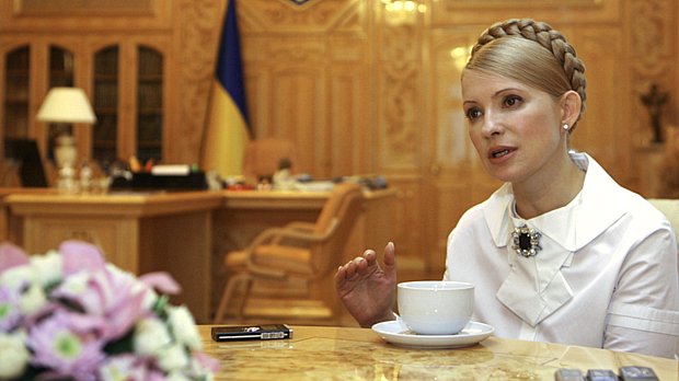 Yulia Timoshenko quando primeira-ministra da Ucrânia, em 2009